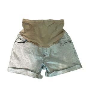 Old Navy Light Blue Denim Maternity Shorts